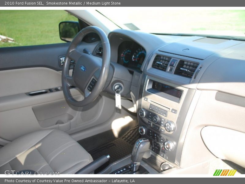 Smokestone Metallic / Medium Light Stone 2010 Ford Fusion SEL