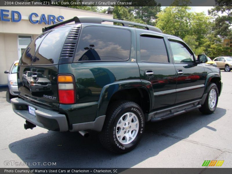 Dark Green Metallic / Gray/Dark Charcoal 2004 Chevrolet Tahoe Z71 4x4