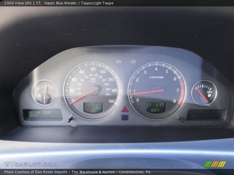  2004 S60 2.5T 2.5T Gauges