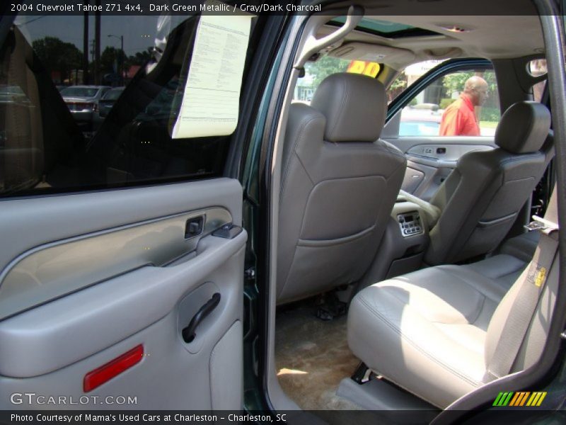 Dark Green Metallic / Gray/Dark Charcoal 2004 Chevrolet Tahoe Z71 4x4