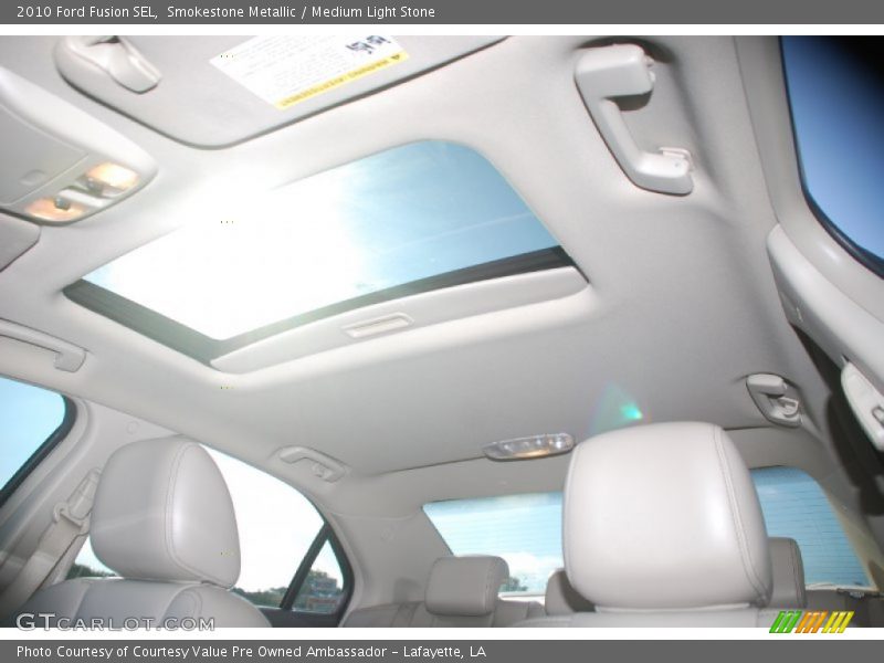 Smokestone Metallic / Medium Light Stone 2010 Ford Fusion SEL
