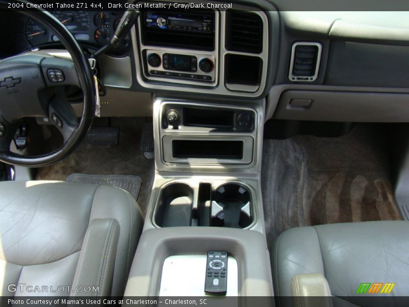 Dark Green Metallic / Gray/Dark Charcoal 2004 Chevrolet Tahoe Z71 4x4