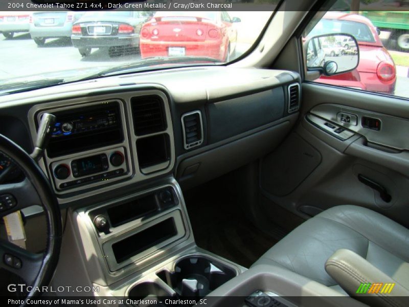 Dark Green Metallic / Gray/Dark Charcoal 2004 Chevrolet Tahoe Z71 4x4