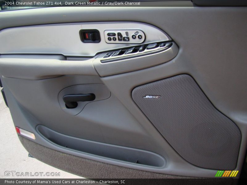 Dark Green Metallic / Gray/Dark Charcoal 2004 Chevrolet Tahoe Z71 4x4
