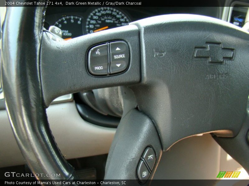Dark Green Metallic / Gray/Dark Charcoal 2004 Chevrolet Tahoe Z71 4x4