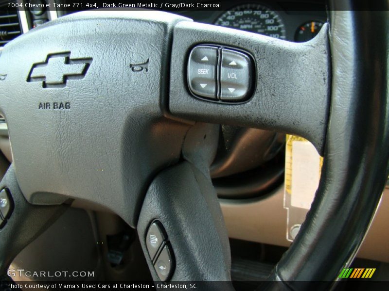 Dark Green Metallic / Gray/Dark Charcoal 2004 Chevrolet Tahoe Z71 4x4