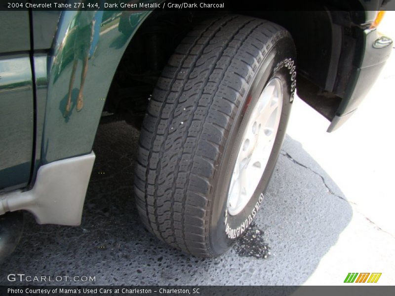 Dark Green Metallic / Gray/Dark Charcoal 2004 Chevrolet Tahoe Z71 4x4