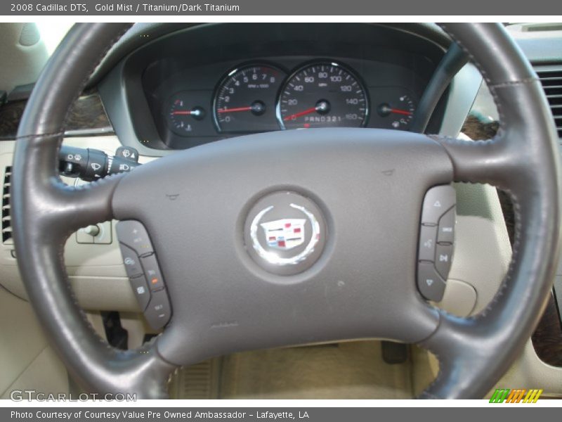 Gold Mist / Titanium/Dark Titanium 2008 Cadillac DTS