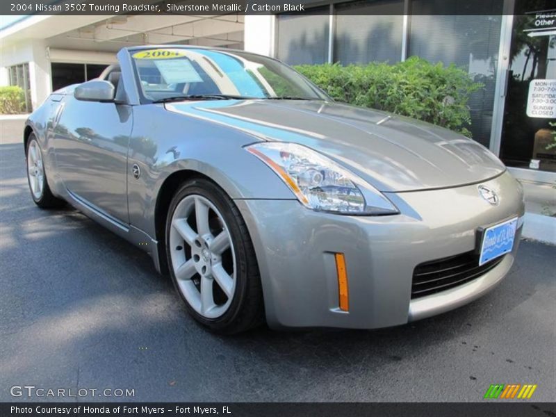 Silverstone Metallic / Carbon Black 2004 Nissan 350Z Touring Roadster