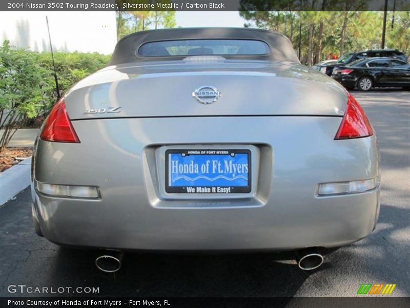 Silverstone Metallic / Carbon Black 2004 Nissan 350Z Touring Roadster