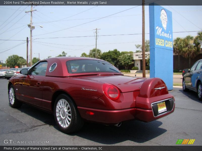 Merlot Metallic / Light Sand 2004 Ford Thunderbird Deluxe Roadster