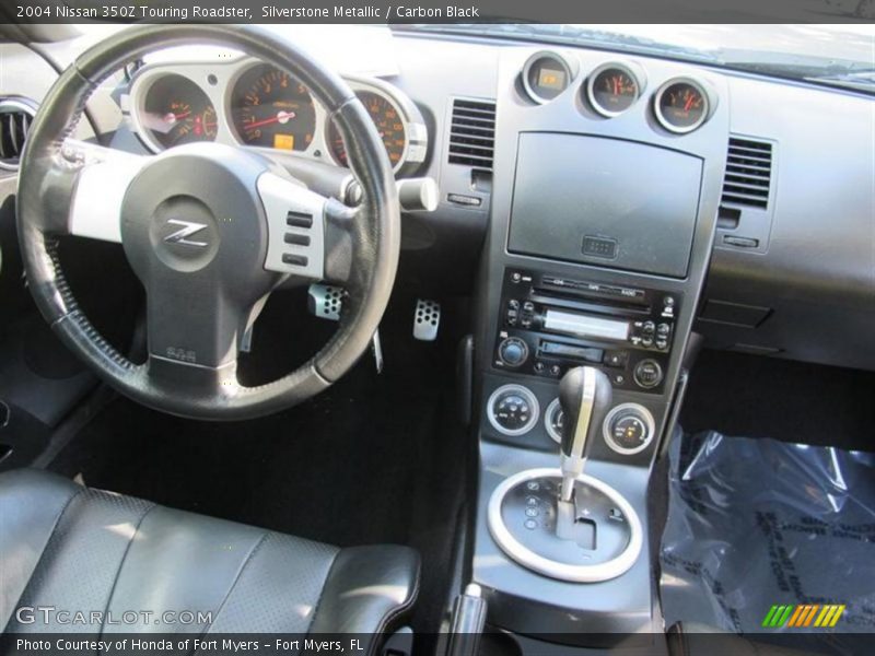 Silverstone Metallic / Carbon Black 2004 Nissan 350Z Touring Roadster