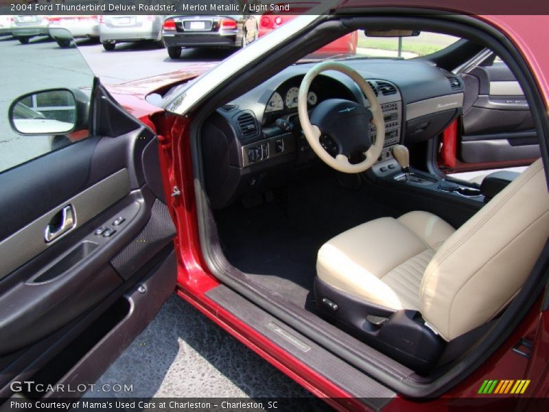  2004 Thunderbird Deluxe Roadster Light Sand Interior