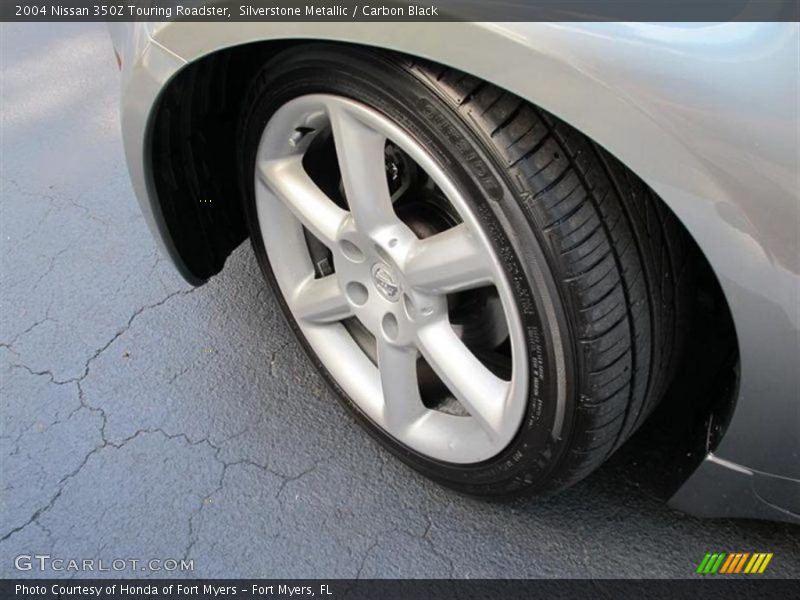 Silverstone Metallic / Carbon Black 2004 Nissan 350Z Touring Roadster