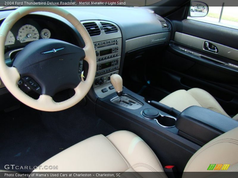  2004 Thunderbird Deluxe Roadster Light Sand Interior