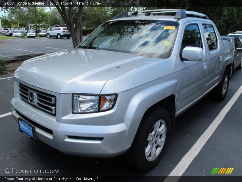 Billet Silver Metallic / Gray 2007 Honda Ridgeline RTS