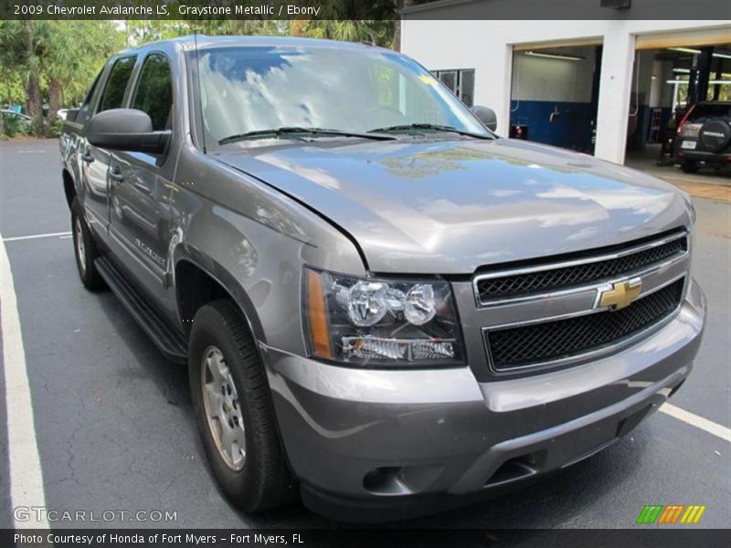 Graystone Metallic / Ebony 2009 Chevrolet Avalanche LS