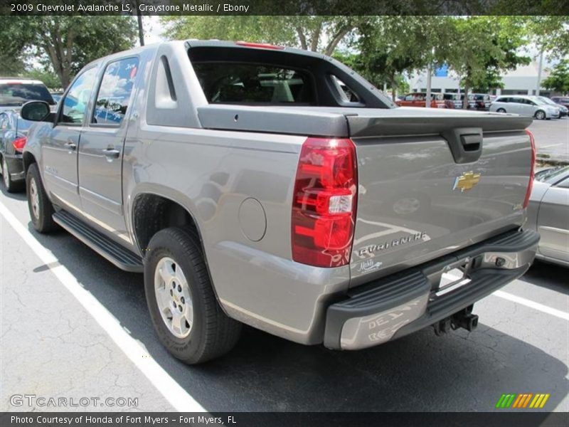 Graystone Metallic / Ebony 2009 Chevrolet Avalanche LS
