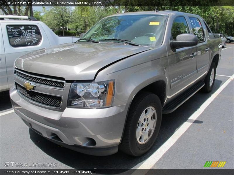 Graystone Metallic / Ebony 2009 Chevrolet Avalanche LS