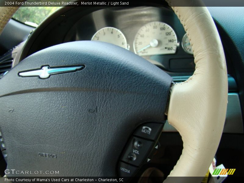 Merlot Metallic / Light Sand 2004 Ford Thunderbird Deluxe Roadster