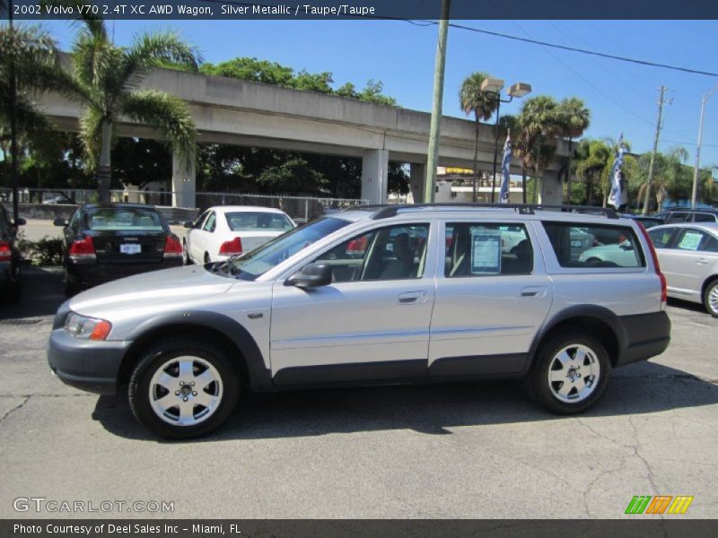 Silver Metallic / Taupe/Taupe 2002 Volvo V70 2.4T XC AWD Wagon