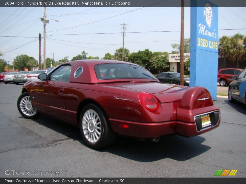 Merlot Metallic / Light Sand 2004 Ford Thunderbird Deluxe Roadster