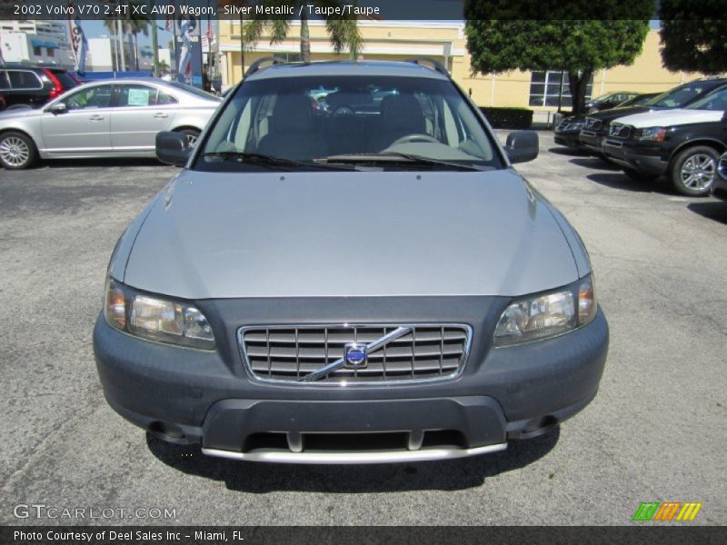 Silver Metallic / Taupe/Taupe 2002 Volvo V70 2.4T XC AWD Wagon