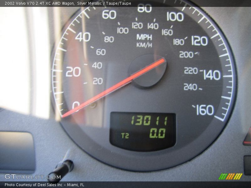 Silver Metallic / Taupe/Taupe 2002 Volvo V70 2.4T XC AWD Wagon