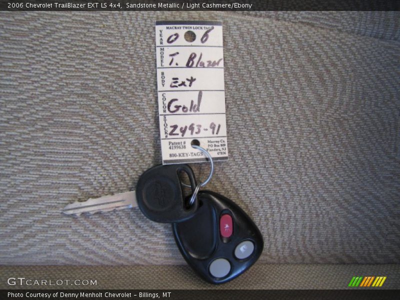 Sandstone Metallic / Light Cashmere/Ebony 2006 Chevrolet TrailBlazer EXT LS 4x4