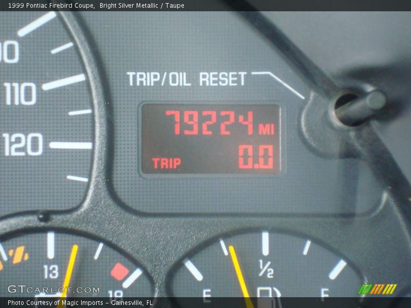 Bright Silver Metallic / Taupe 1999 Pontiac Firebird Coupe