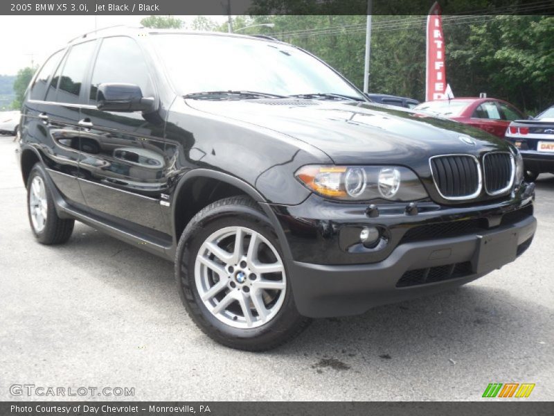 Jet Black / Black 2005 BMW X5 3.0i