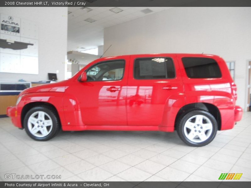 Victory Red / Gray 2008 Chevrolet HHR LT