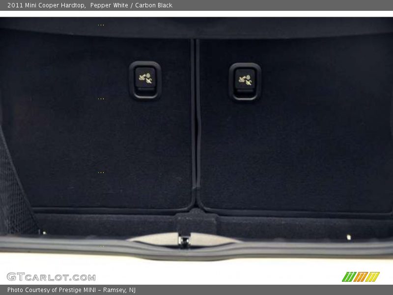 Pepper White / Carbon Black 2011 Mini Cooper Hardtop