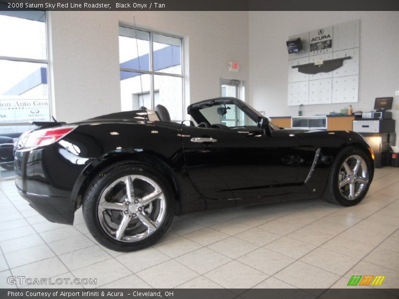 Black Onyx / Tan 2008 Saturn Sky Red Line Roadster