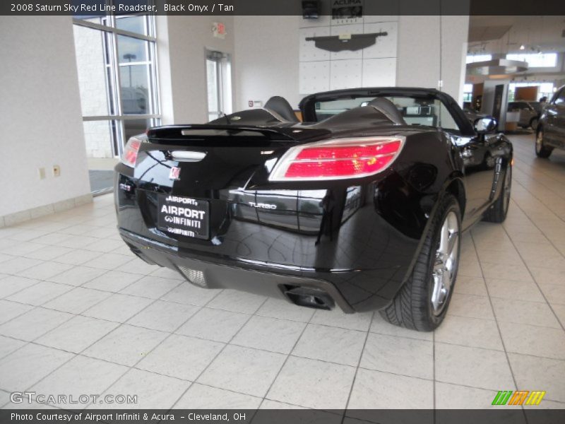 Black Onyx / Tan 2008 Saturn Sky Red Line Roadster