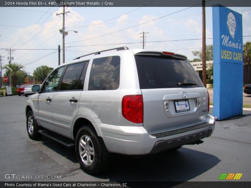 Starlight Silver Metallic / Gray 2004 Honda Pilot EX-L 4WD