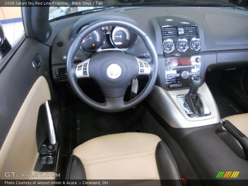  2008 Sky Red Line Roadster Tan Interior
