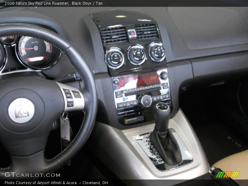 Black Onyx / Tan 2008 Saturn Sky Red Line Roadster
