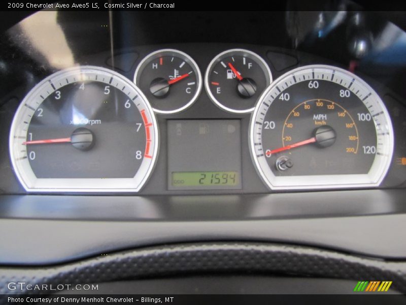 Cosmic Silver / Charcoal 2009 Chevrolet Aveo Aveo5 LS