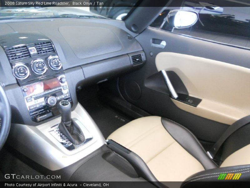 Black Onyx / Tan 2008 Saturn Sky Red Line Roadster
