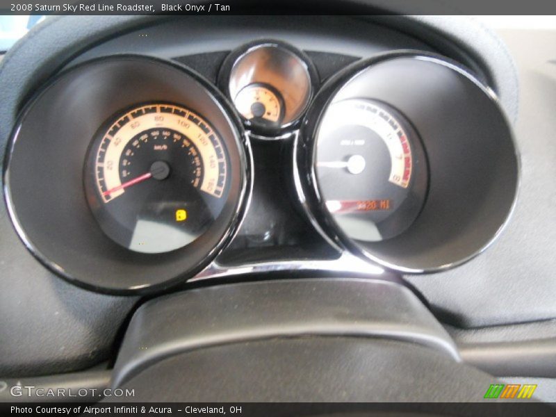 Black Onyx / Tan 2008 Saturn Sky Red Line Roadster