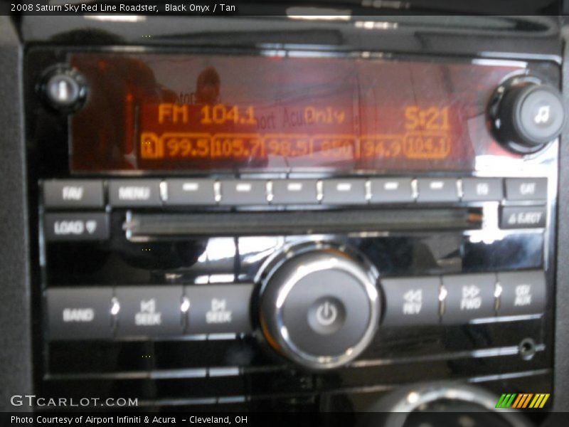Black Onyx / Tan 2008 Saturn Sky Red Line Roadster