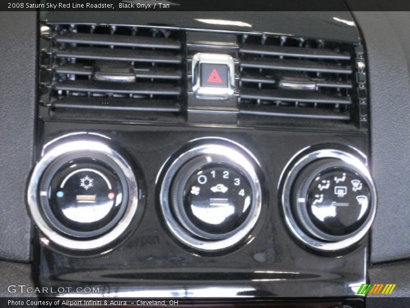Black Onyx / Tan 2008 Saturn Sky Red Line Roadster
