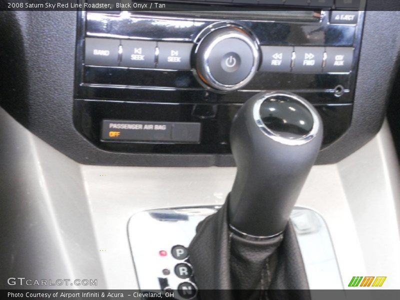 Black Onyx / Tan 2008 Saturn Sky Red Line Roadster