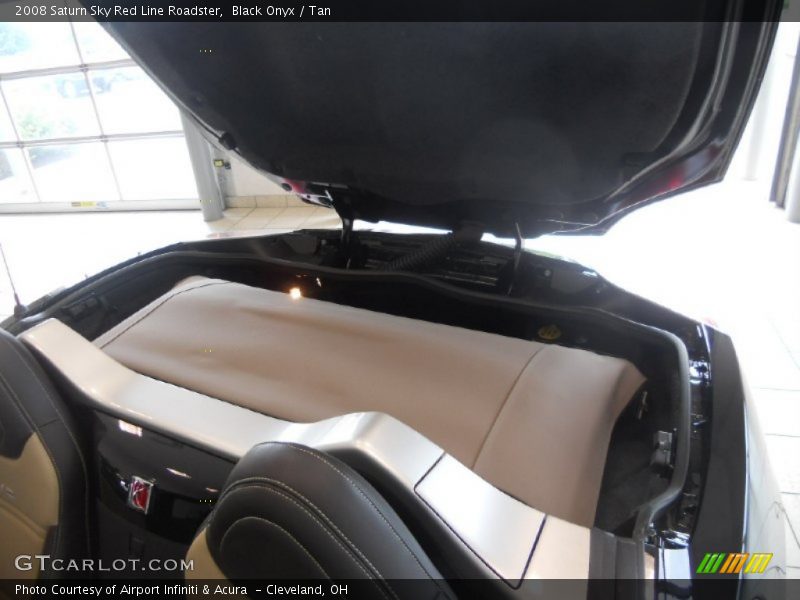 Black Onyx / Tan 2008 Saturn Sky Red Line Roadster