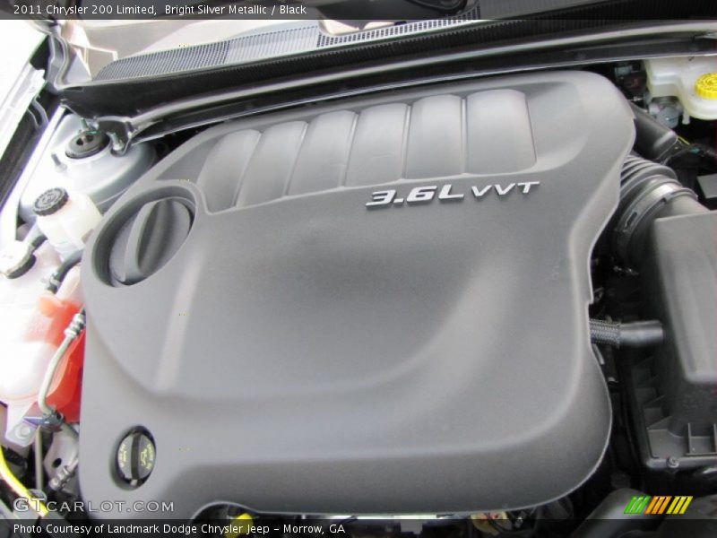 Bright Silver Metallic / Black 2011 Chrysler 200 Limited