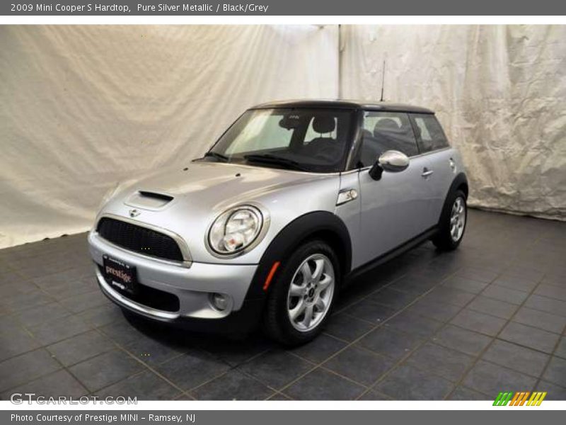 Pure Silver Metallic / Black/Grey 2009 Mini Cooper S Hardtop