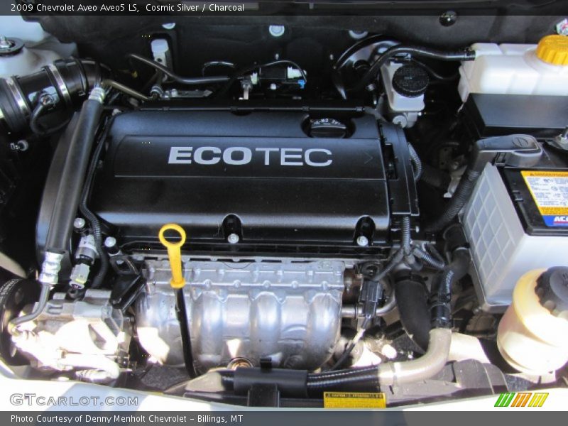Cosmic Silver / Charcoal 2009 Chevrolet Aveo Aveo5 LS