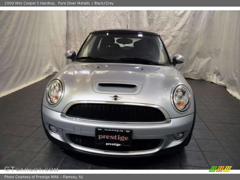 Pure Silver Metallic / Black/Grey 2009 Mini Cooper S Hardtop