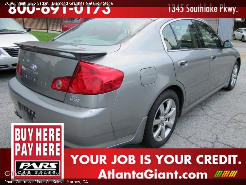 Diamond Graphite Metallic / Stone 2006 Infiniti G 35 Sedan
